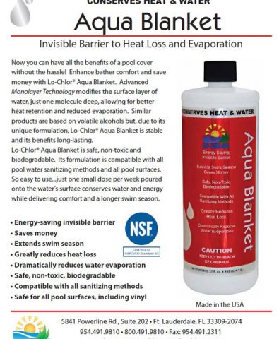 Aqua Blanket - Invisible Barrier Heat Loss Evaporation | Pool Equipment & Services | Stahlman Pool Company - Naples, Florida